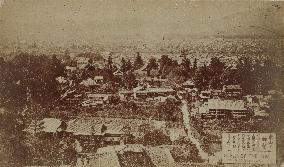 Rows of houses seen from Higashiyama,Kyoto